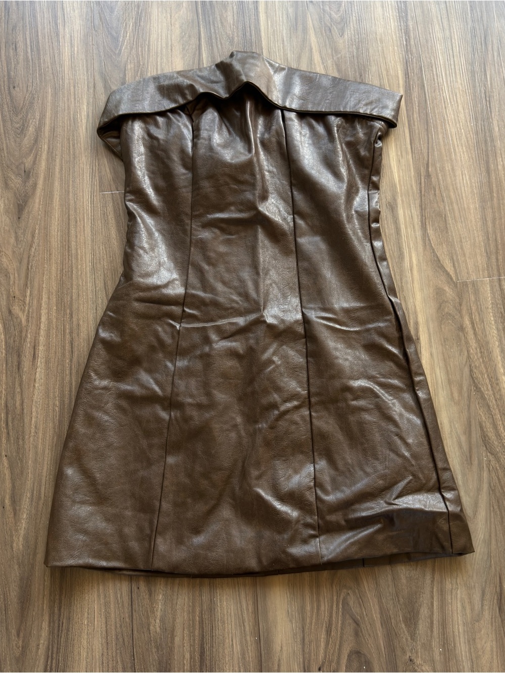 Missguided Faux Leather Dress